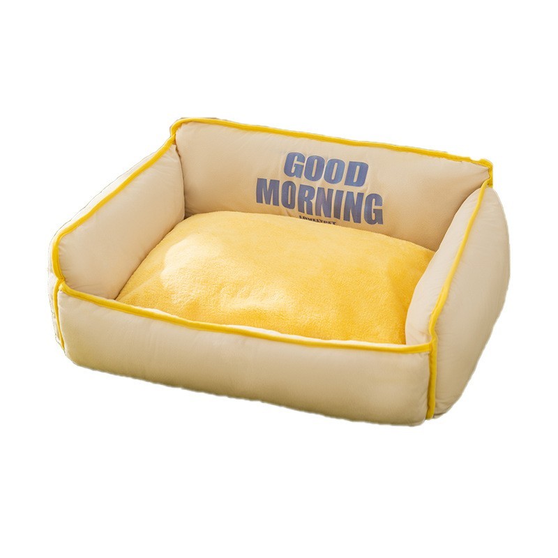 秋冬宠物窝狗窝狗床垫子沙发靠背方窝四季可拆洗加厚保暖宠物猫窝图5