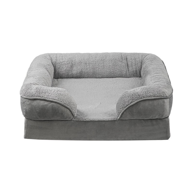 外贸欧美单宠物狗窝猫窝狗床狗垫子沙发科技麻纱四季通用凉感透气图4