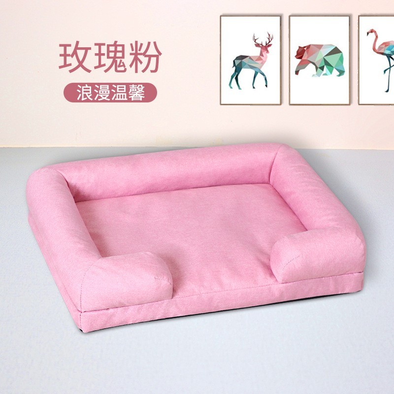 定制oem外贸狗窝猫窝方窝全可拆洗加绒加厚图3