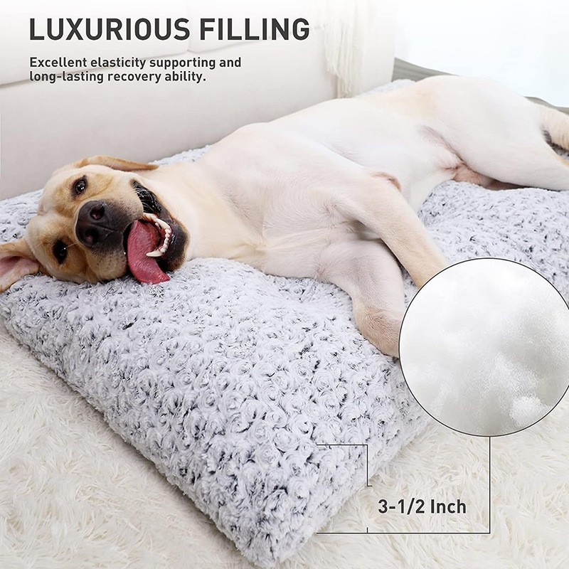 品牌宠物厂家亚马逊狗垫子可水洗柔软猫屋狗窝来图来样可定制图5