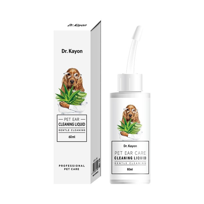 猫咪耳道护理宠物滴耳液60ml 狗狗洗耳水洁耳液定制宠物洗耳液oem图5