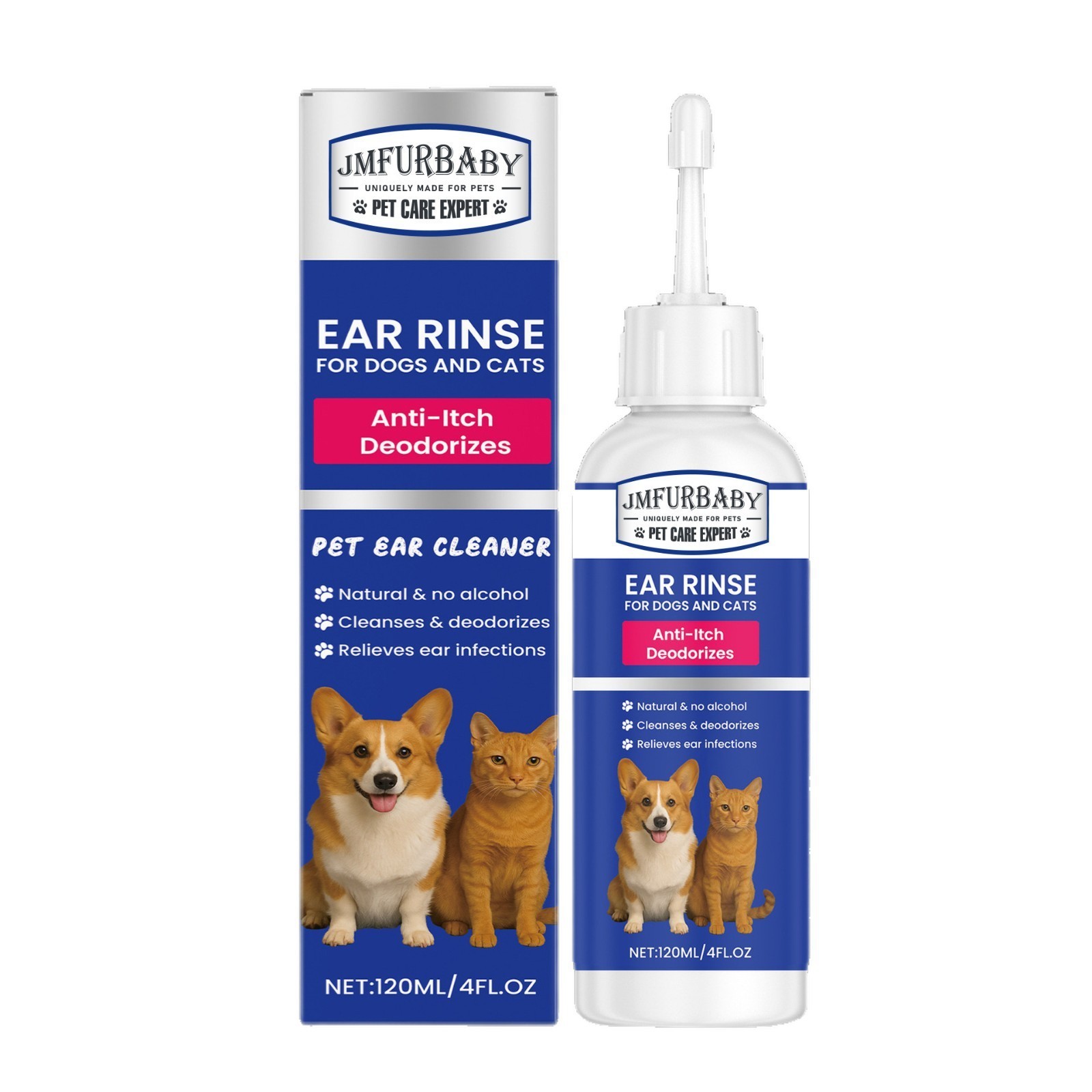 OEM ODM 宠物耳朵清洁剂 日常呵护宠物舒缓耳部不适 温和清洁耳垢图5