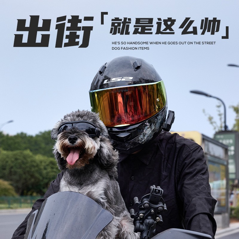 新款宠物炫酷眼镜防紫外线可调节护目镜狗狗太阳镜墨镜图3