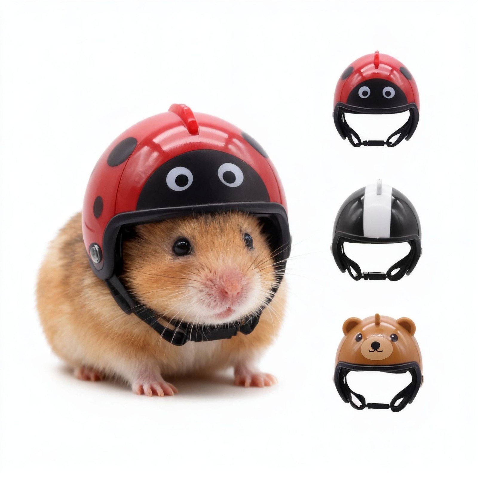 亚马逊宠物头盔仓鼠帽子可爱金丝熊鹦鹉头盔宠物装扮龙猫迷你帽子