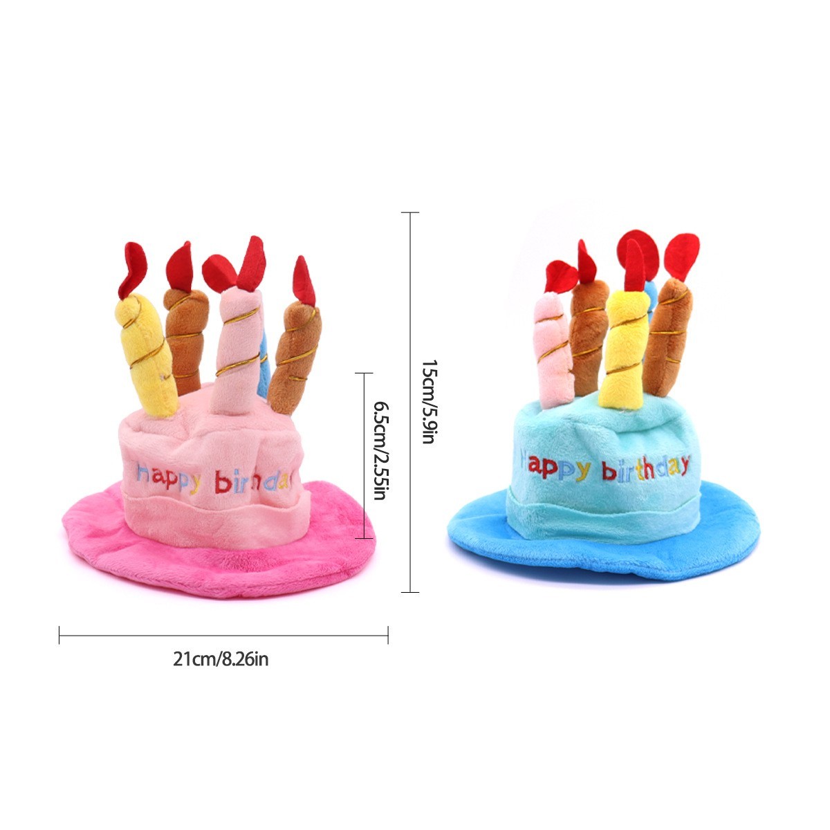 猫咪头饰头套狗狗帽子生日装扮宠物生日帽子装饰品狗的帽子宠物帽图2