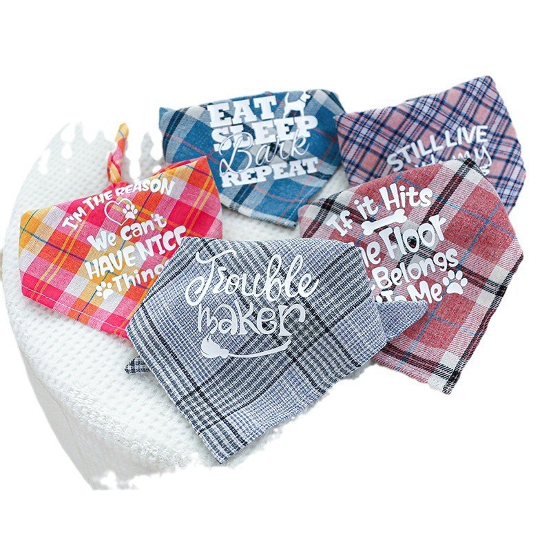 宠物圈服装宠物围巾狗狗三角巾口水巾猫咪围脖围兜小型犬狗图5