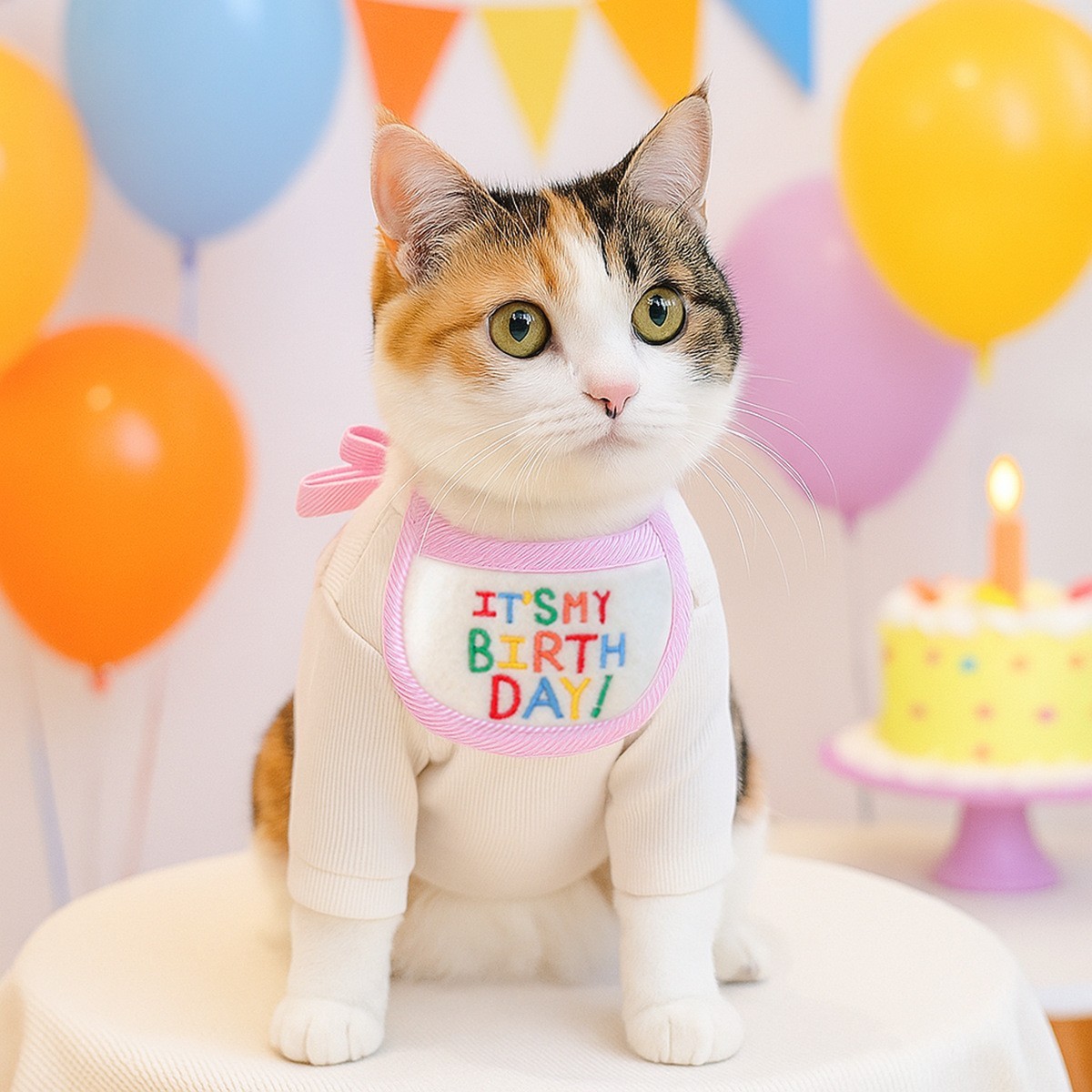 宠物圈宠物围嘴围巾口水巾三角巾猫咪狗狗拍照生日派对圣诞系列