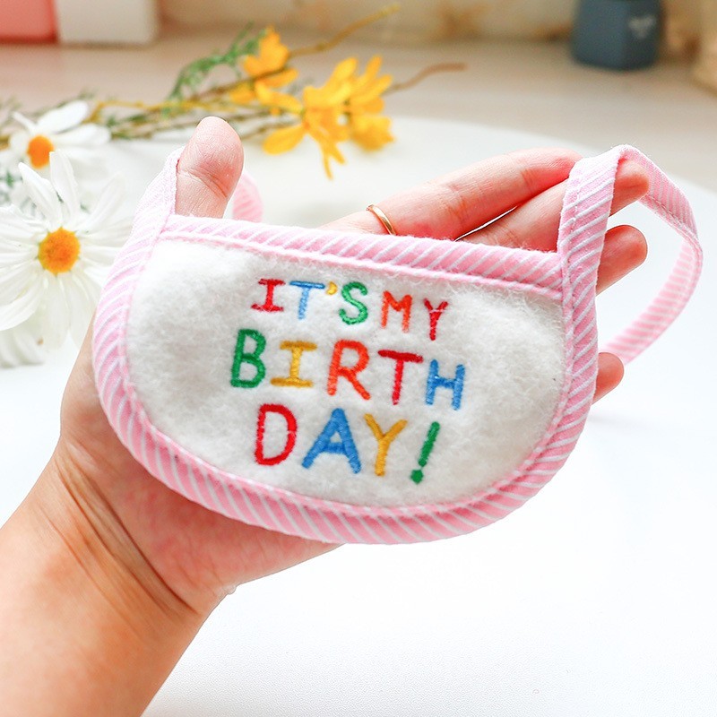 宠物圈宠物围嘴围巾口水巾三角巾猫咪狗狗拍照生日派对圣诞系列图2