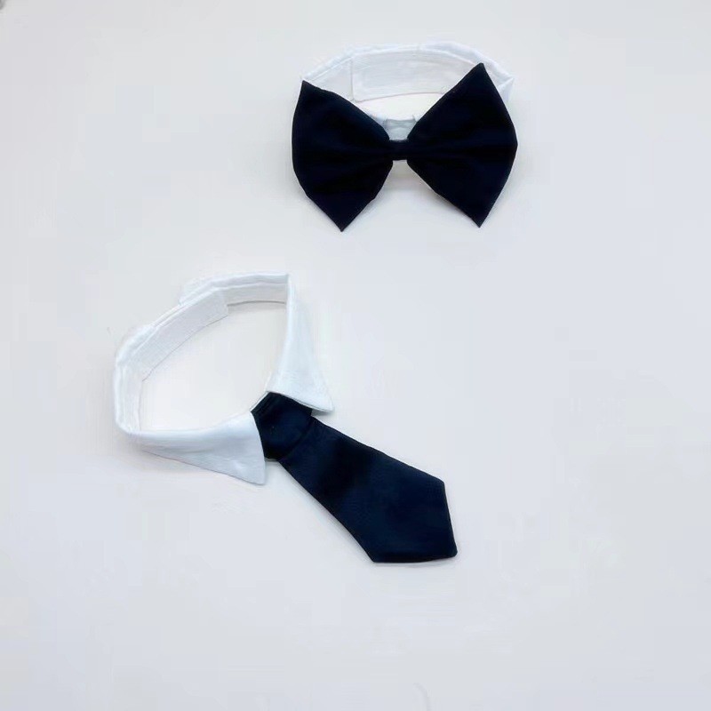 新宠物狗狗猫咪领带领结太低装饰项圈蝴蝶结小型犬绅士英伦项圈图2