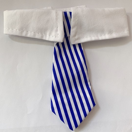 宠物狗狗猫咪领带领结太低装饰项圈蝴蝶结小型犬绅士英伦条纹款图3