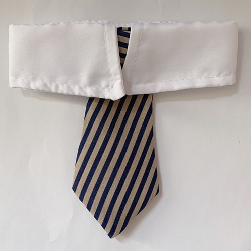 宠物狗狗猫咪领带领结太低装饰项圈蝴蝶结小型犬绅士英伦条纹款图2