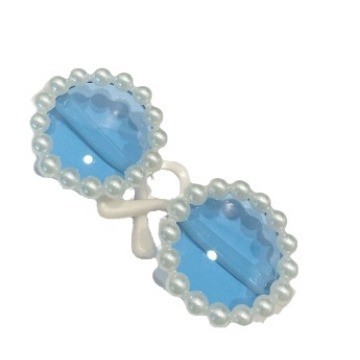 宠物用品猫咪小狗狗拍照配饰棉花娃娃重工圆形珍珠框眼镜玩偶墨镜图5