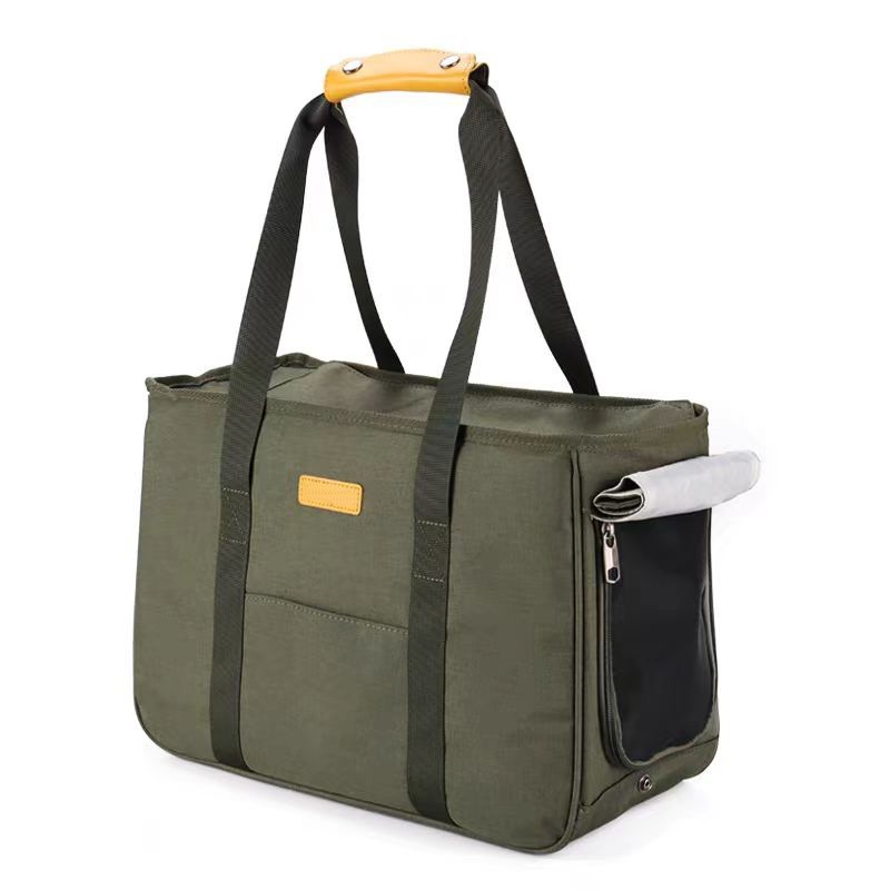 定制小型狗包透气手提猫包外出包便携可折叠出行车载宠物包猫笼子图2