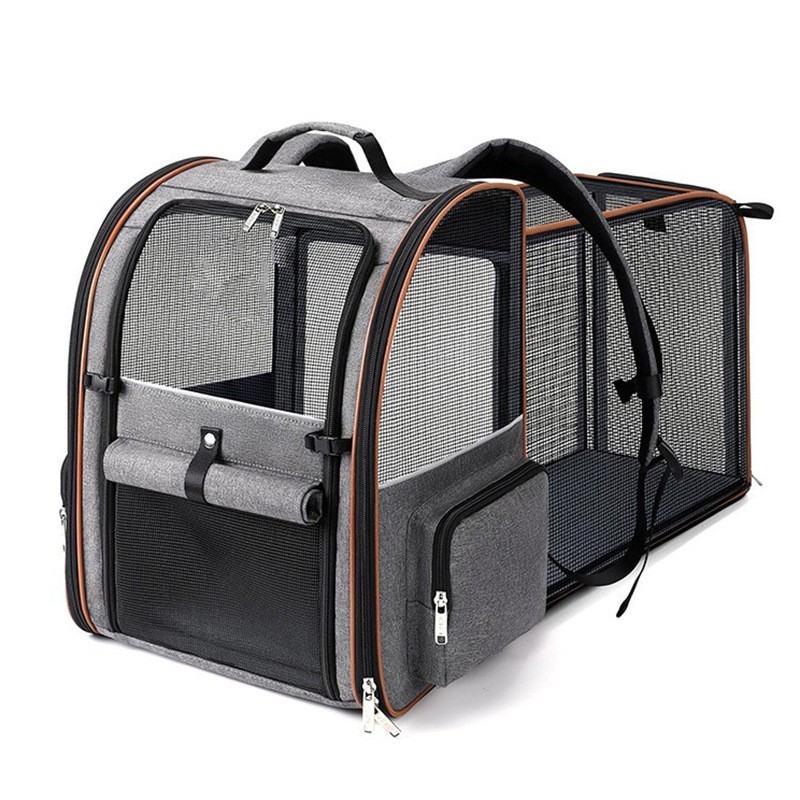 猫包便携猫背包可扩展大容量宠物背包可折叠中小型狗狗猫咪外出包图2