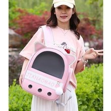 新款宠物包时尚透气猫包春夏季宠物外出包便携宠物书包猫咪手提包