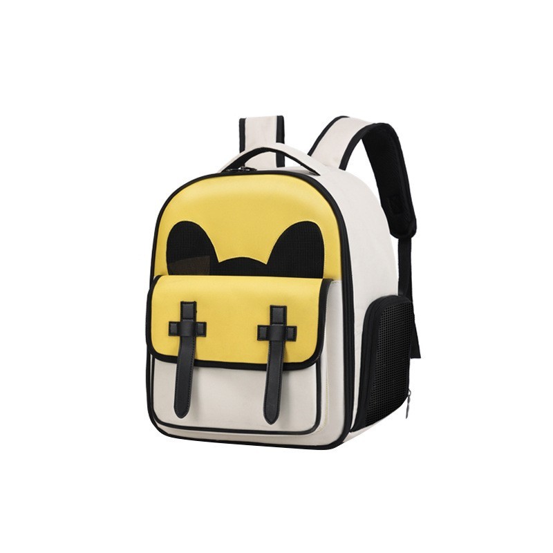 厂家猫包外出包便携透气可折叠小型狗包双肩猫咪背包户外宠物包包图3