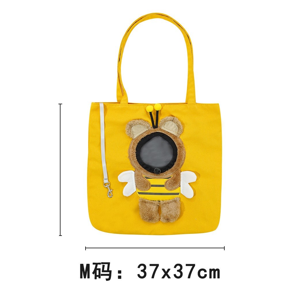 宠物外出包猫包斜挎手提猫咪袋子小型犬露头狗狗单肩包狗用品图5