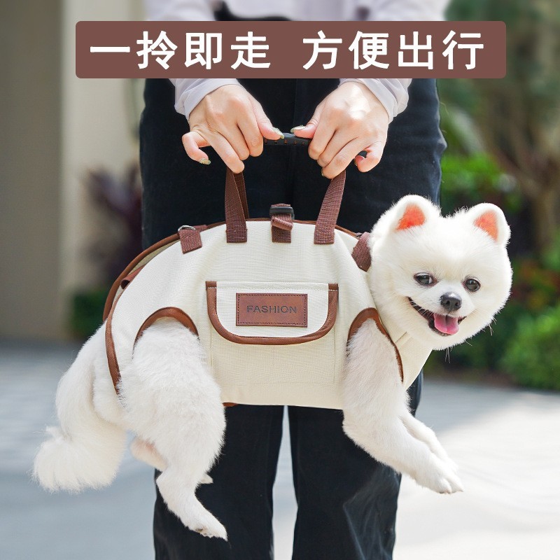 猫包狗包户外便携透气小型犬牵引包手提斜跨外出轻便摩旅宠物用品图2