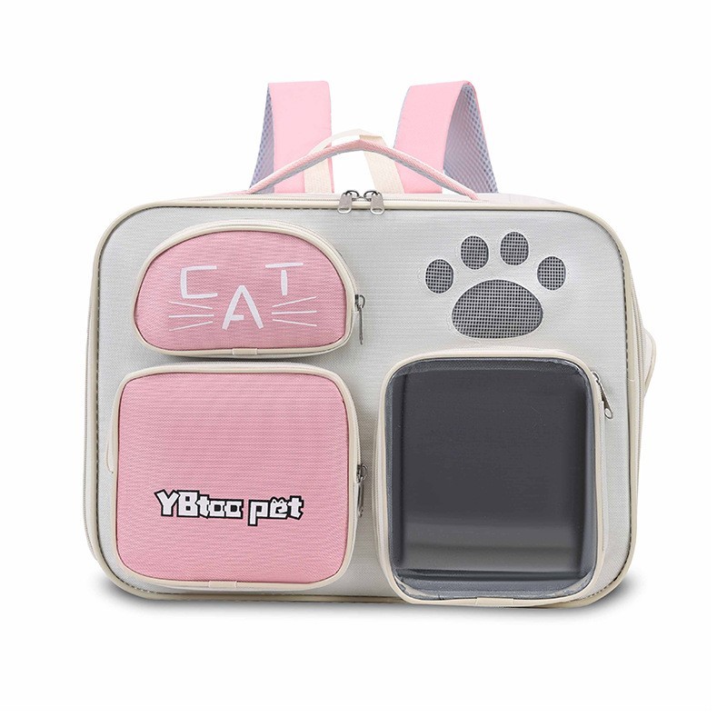 猫包便携包定制宠物包单肩斜挎包狗狗牵引绳可折叠印刷logo狗包图5