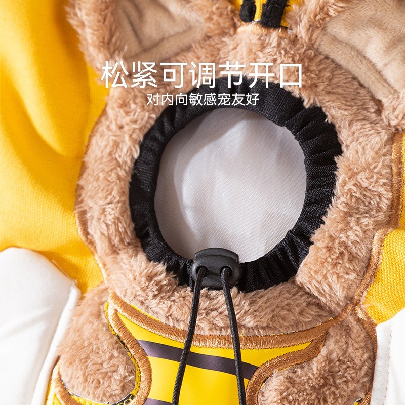 萌趣帆布猫包斜挎手提猫咪袋子小型犬可露头单肩包宠物外出包图4