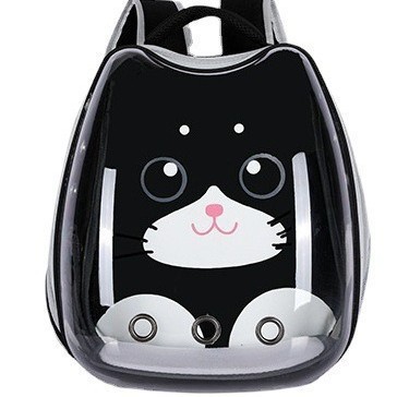 猫包大容量太空舱包双肩包卡通猫咪包宠物背包外出便携宠物包图2