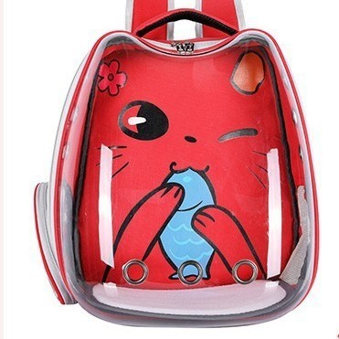 猫包大容量太空舱包双肩包卡通猫咪包宠物背包外出便携宠物包图4