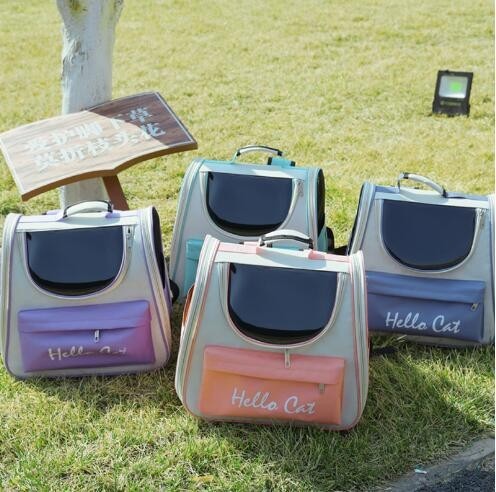 定制宠物包猫包外出大容量狗狗猫咪手提便携宠物双肩背包