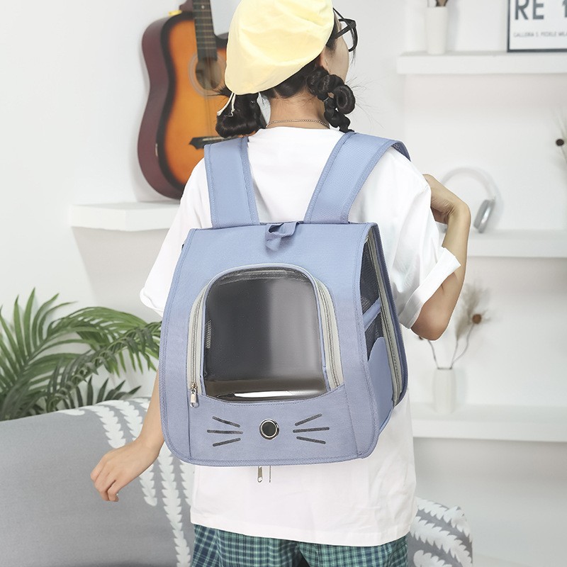 外出便携猫咪双肩背包可爱小型犬双肩包大容量宠物背包猫包图4