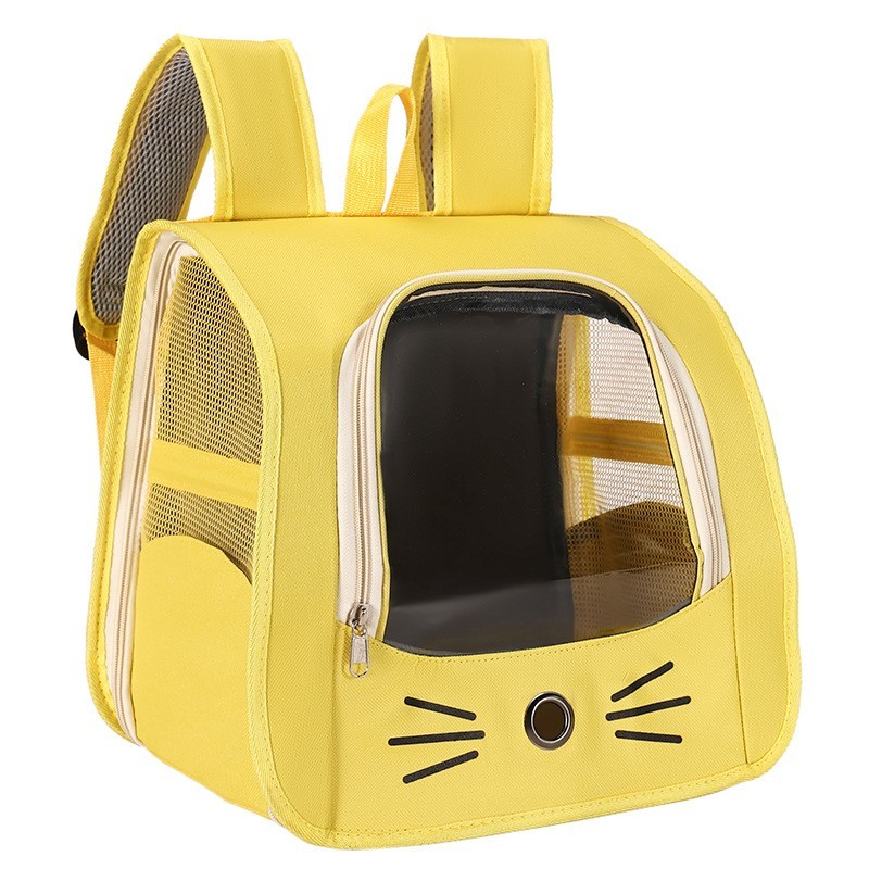 外出便携猫咪双肩背包可爱小型犬双肩包大容量宠物背包猫包图3