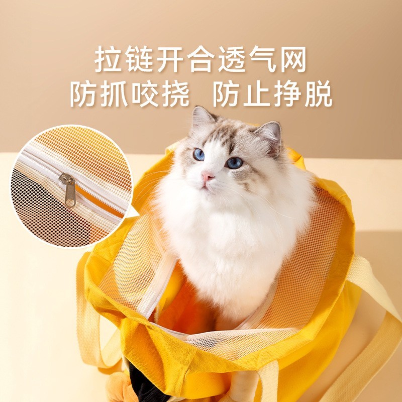 猫咪外出包四脚探地猫包便携式遛猫神器可探头手提单肩包宠物背包图4