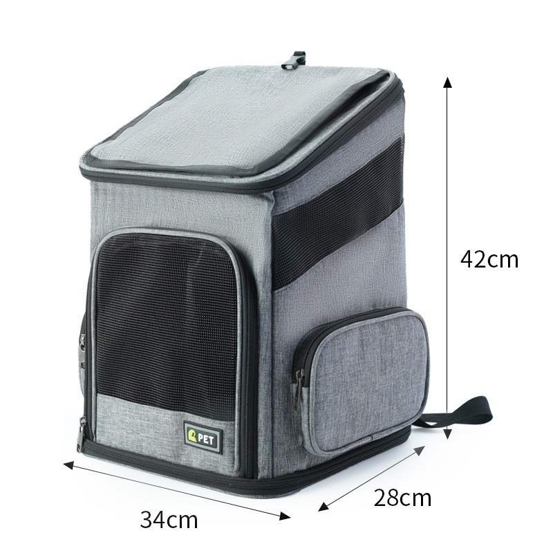 跨境订制新款猫包双肩外出便携宠物包亚马逊大容量猫手提宠物用品图3