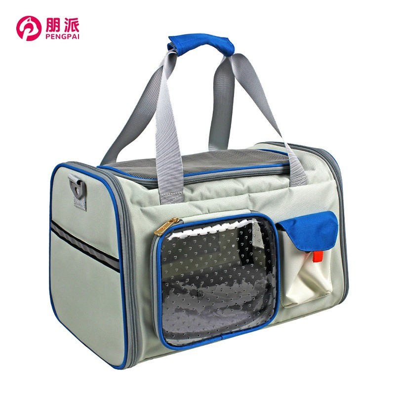 跨境亚马逊猫包外出便携包透气手提猫笼猫袋宠物猫咪旅行箱包定制