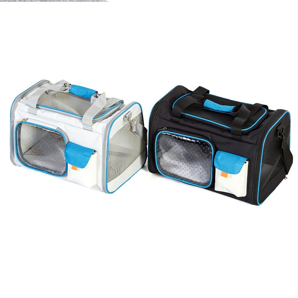 跨境亚马逊猫包外出便携包透气手提猫笼猫袋宠物猫咪旅行箱包定制图5