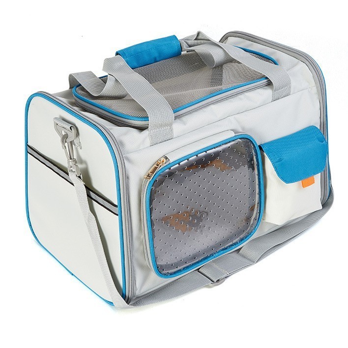 跨境亚马逊猫包外出便携包透气手提猫笼猫袋宠物猫咪旅行箱包定制图3