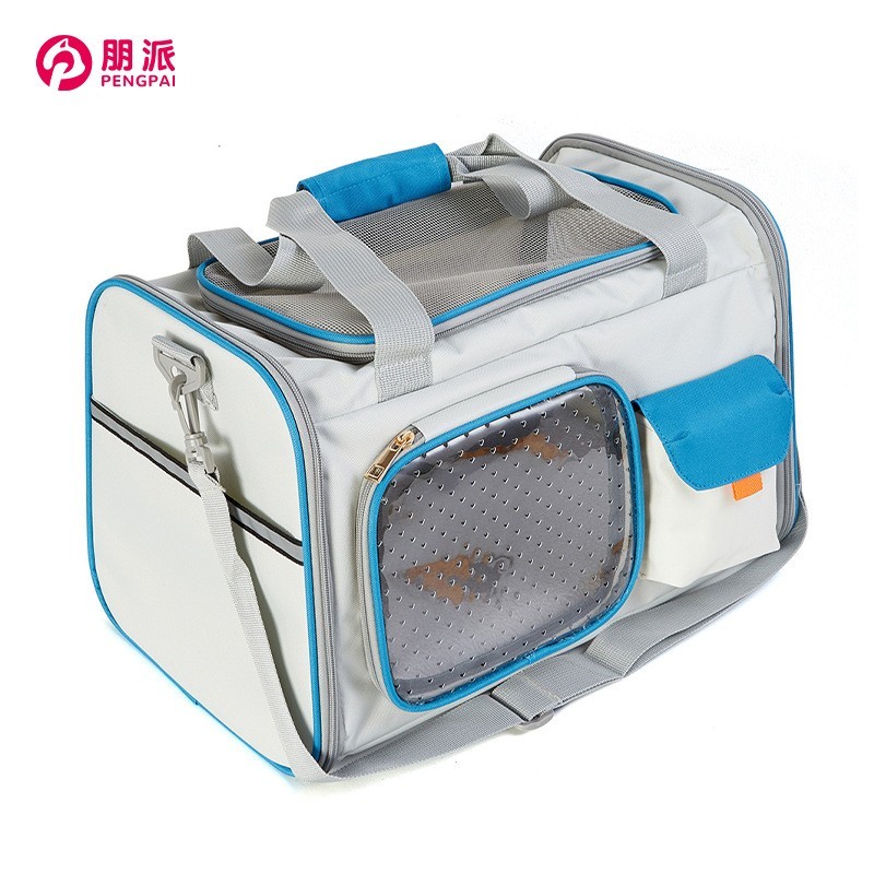 跨境亚马逊猫包外出便携包透气手提猫笼猫袋宠物猫咪旅行箱包定制图4