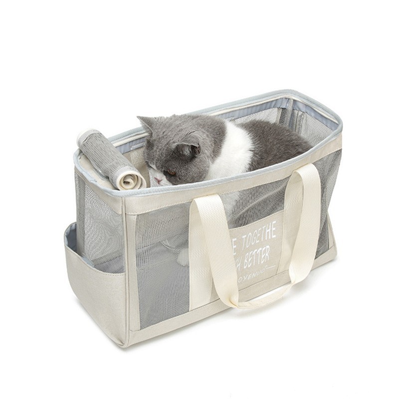 猫包外出透气便携单肩手提宠物包大容量外带包猫袋狗狗包猫咪用品图5