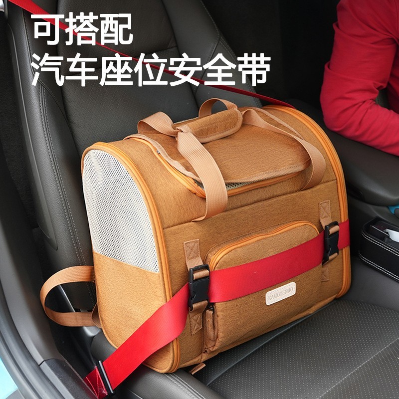 猫咪外出包可拓展透气便携大空间猫包车载宠物背包扩展宠物背包图3