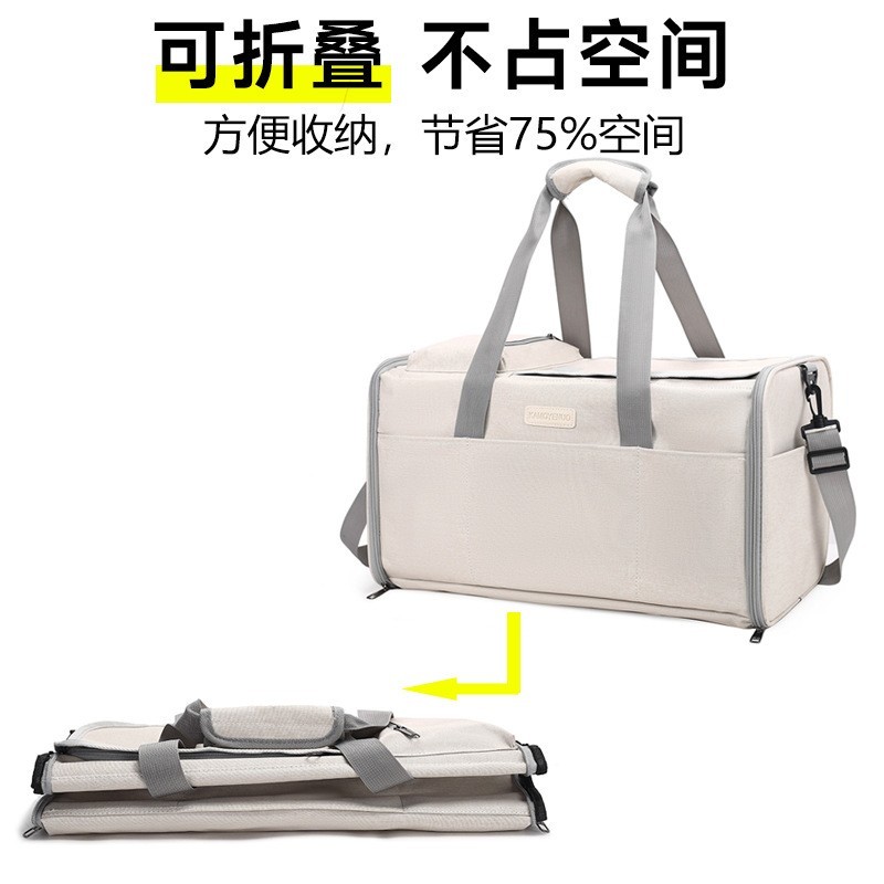 宠物外出包加大双向拓展猫包大容量布偶手提斜挎可折叠猫包大容量图2