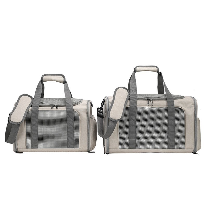 猫包外出便携大容量透气猫咪车载笼猫笼狗包手提斜挎可折叠宠物包