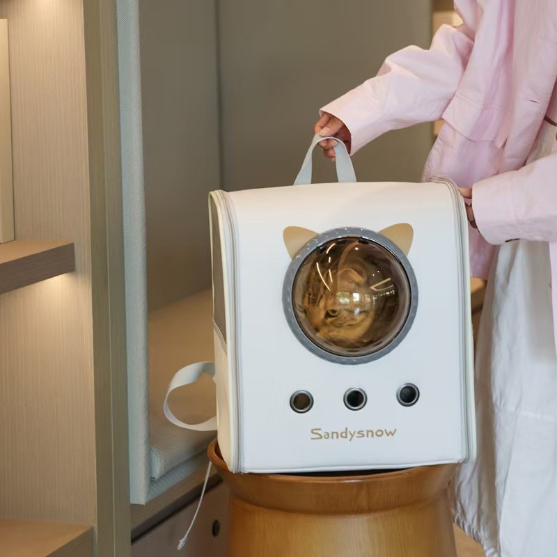 冬季保暖猫包双肩外出便携猫咪狗冬天书包大容量高颜值轻便款宠物图4