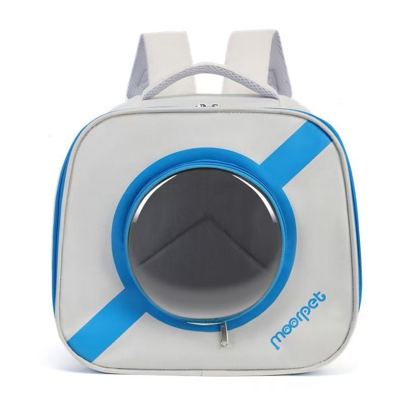 便携可折叠猫包飞碟包大容量透气宠物包外出便携包双肩包厂家图4