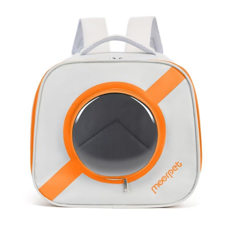 便携可折叠猫包飞碟包大容量透气宠物包外出便携包双肩包厂家图3