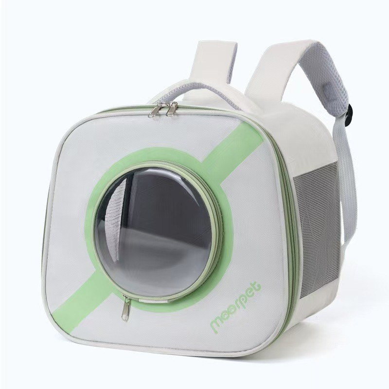 便携可折叠猫包飞碟包大容量透气宠物包外出便携包双肩包厂家图2