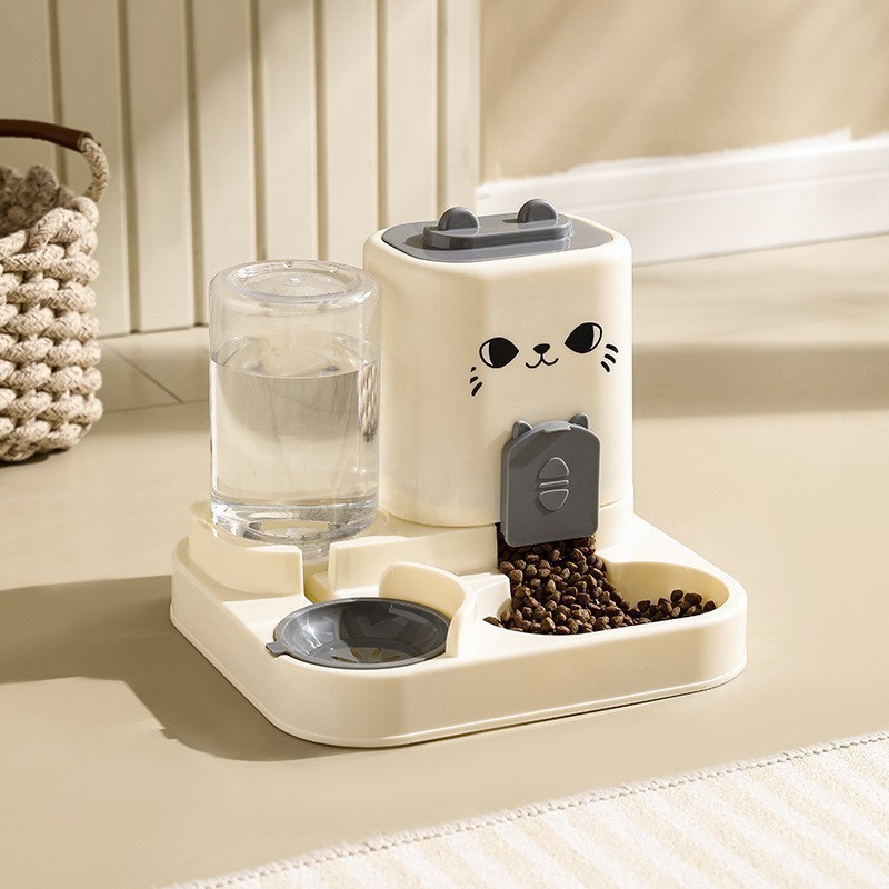 猫咪宠物喂食器猫碗宠物食具猫咪碗狗碗猫盆通用款饮水机宠物用品图3