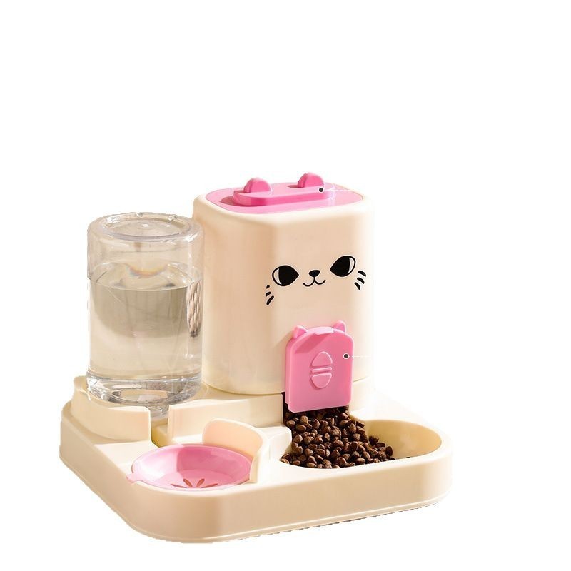 猫咪宠物喂食器猫碗宠物食具猫咪碗狗碗猫盆通用款饮水机宠物用品图5