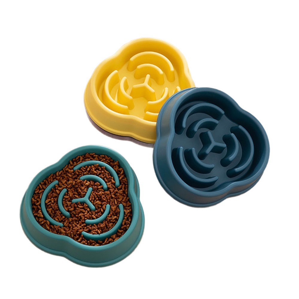 跨境新款狗狗慢食碗防噎碗幼犬小型犬狗粮碗猫碗防噎食盆宠物用品图5