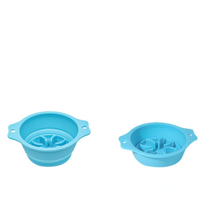 宠物折叠慢食碗硅胶户外便携式猫碗狗盆外出旅行三用饭盆水碗图5