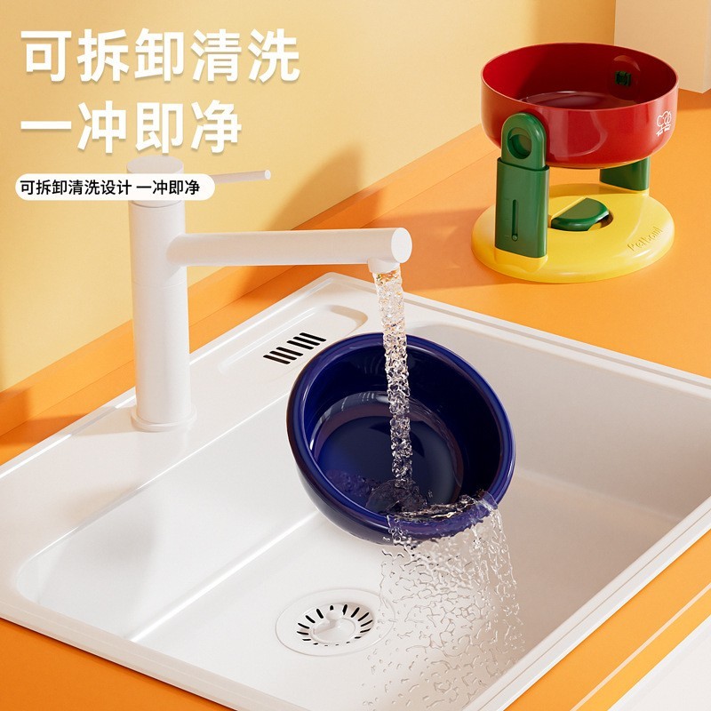 宠物狗碗可升降护颈水碗吸盘底座防打翻宠物碗猫咪高脚碗加工定制图3