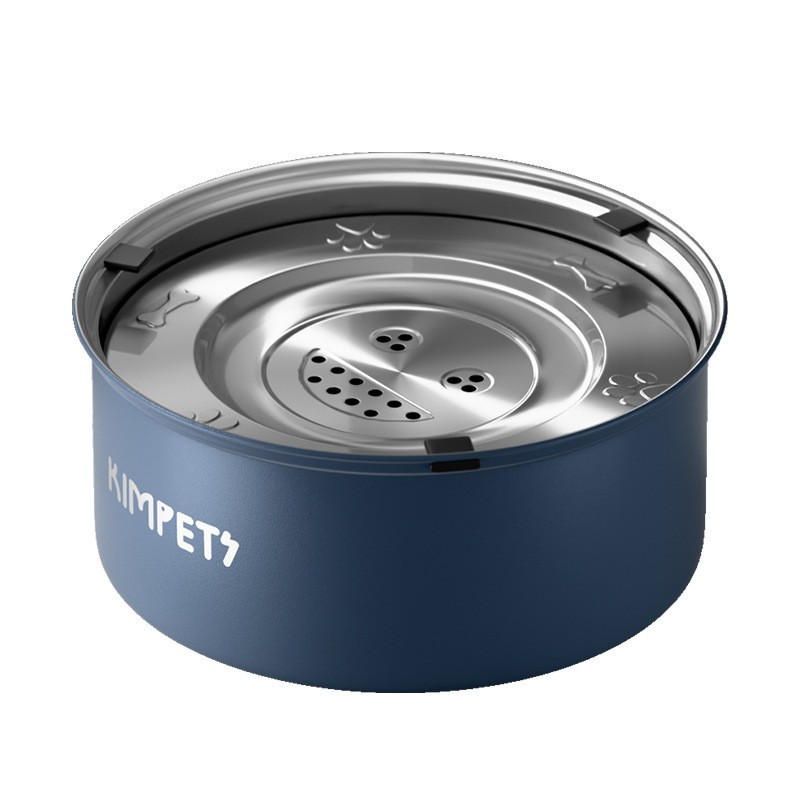 狗狗饮水器喝水不湿嘴宠物饮水机不锈钢悬浮水碗狗盆狗碗加工定制图5