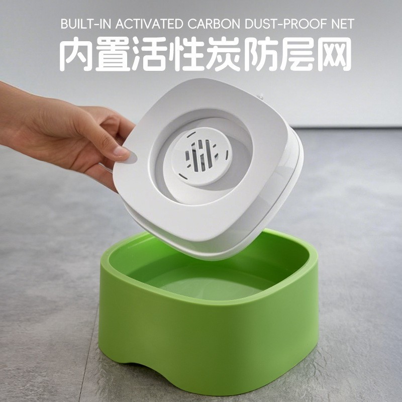 狗狗悬浮水碗喝水不湿嘴狗碗饮水器防打翻宠物漂浮水碗加工定制图4